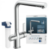 Mitigeur cuisine avec système de filtration Chromé - Schütte