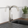 Mitigeur évier Basse pression - Inox - Schütte