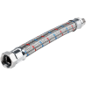 Flexible chauffage inox tressé 1" 1/4 MF Longueur 500 mm