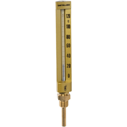 Thermomètre industriel droit aluminium TI150D Thermador