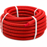 Tuyau PER Ø 12 mm Prégainé Rouge 100 m