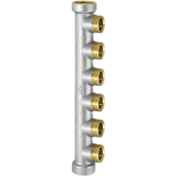 Collecteur monobloc simple 6 sorties mâles 3/4" RBM