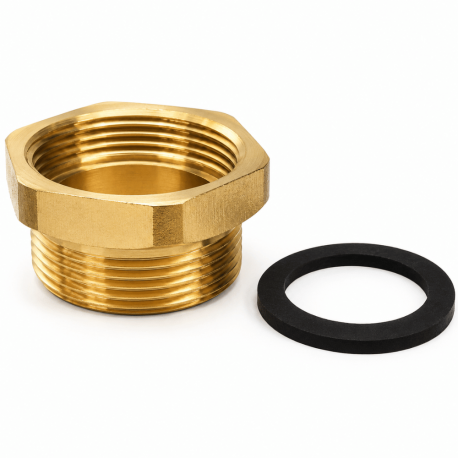 Rallonge laiton 30 mm 1"1/2 pour Circulateur chauffage Thermador