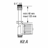 Kit rallonge pour circulateur Thermador KIT A ZKA