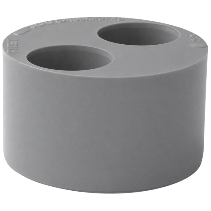 Tampon PVC avec réduction incorporée 100 x 40 x 40 First Plast