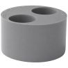 Tampon PVC avec réduction incorporée 100 x 40 x 40 First Plast