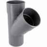 Té PVC 45° MF 40