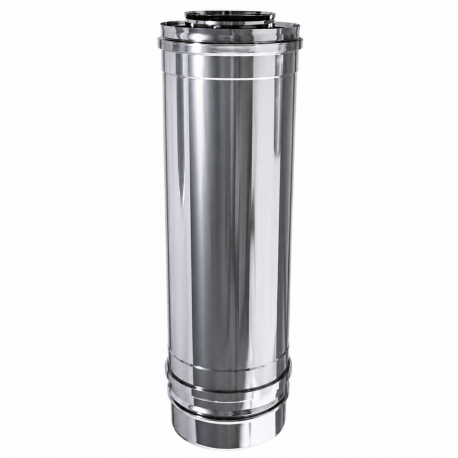 Elément réglable 39 à 64cm Fioul ou gaz 80/125 Poujoulat