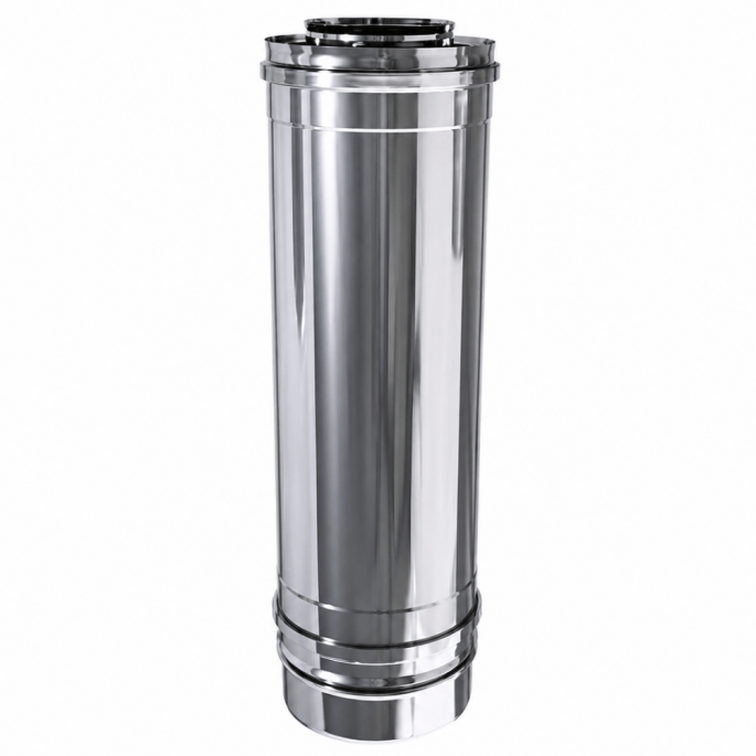 Elément réglable 39 à 64cm Fioul ou gaz 80/125 Poujoulat