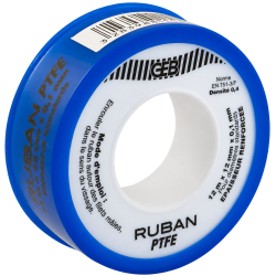 Ruban téflon PTFE 12m x 12mm GEB