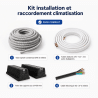 Kit installation et raccordement climatisation sol 3 mètres 1/4-1/2