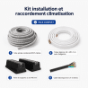 Kit installation et raccordement climatisation 3 mètres