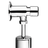 Pack urinoir + robinet temporisé + siphon - Sanindusa