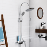 Flexible de douche lisse Anti torsion 150 cm - Argent - Schütte