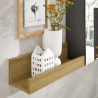 Tablette murale 45 cm - Chêne télémark - Azurlign
