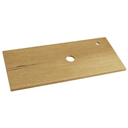 Plan de travail 61 cm - découpe mitigeur à droite - Chêne télémark - Azurlign Plan de travail 61 cm - découpe mitigeur à droite - Chêne télémark - Azurlign