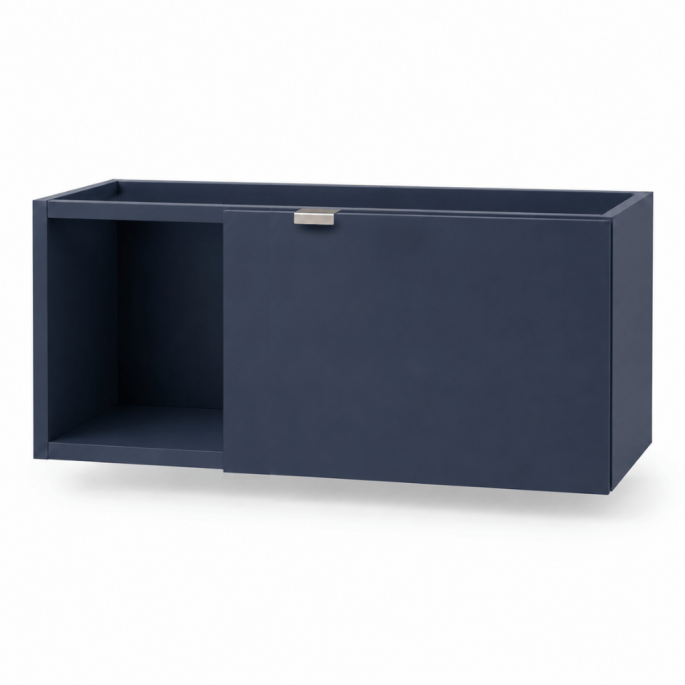 Meuble sous-vasque 61 cm – version porte à droite – Royal bleu mat - Azurlign