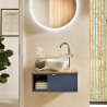 Meuble sous-vasque 61 cm – version porte à droite – Royal bleu mat - Azurlign
