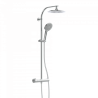 Colonne de douche thermostatique - chrome - Schütte