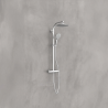 Colonne de douche thermostatique - chrome - Schütte