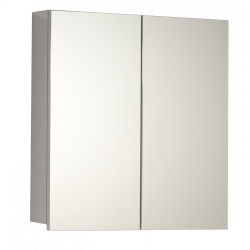 Armoire de toilette miroir - 60 cm - finition blanc brillant Armoire de toilette miroir - 60 cm - finition blanc brillant