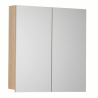 Armoire de toilette miroir - 80 cm - finition chêne