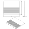 Pack Bac à laver 64 cm + meuble + planche + vidage