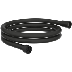 Flexible de douche lisse Anti torsion 150 cm - Noir - Schütte