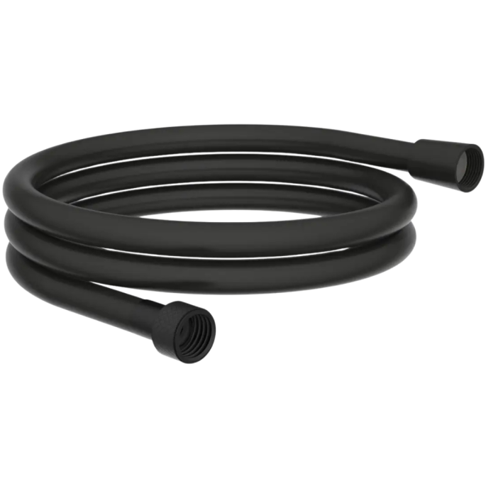 Flexible de douche lisse Anti torsion 150 cm - Noir - Schütte
