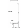 Tube de chasse pour réservoir semi-haut IDEAL STANDARD