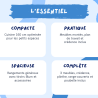 Pack cuisine 160 cm – meubles + Plan de travail + Crédence + Accessoires - Blanc & Bois