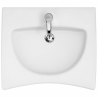 Lavabo PMR ETIUDA 65 x 55 cm avec support métallique