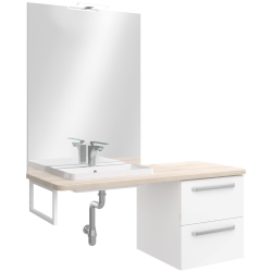Ensemble de salle de bains PMR Easy Bath 1200 Econtract Salgar Ensemble de salle de bains PMR Easy Bath 1200 Econtract Salgar