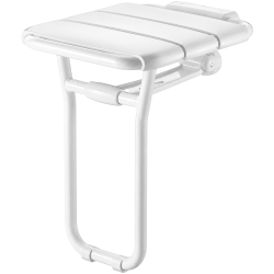 Siège de douche rabattable avec pied ALU DELABIE Siège de douche rabattable avec pied ALU DELABIE