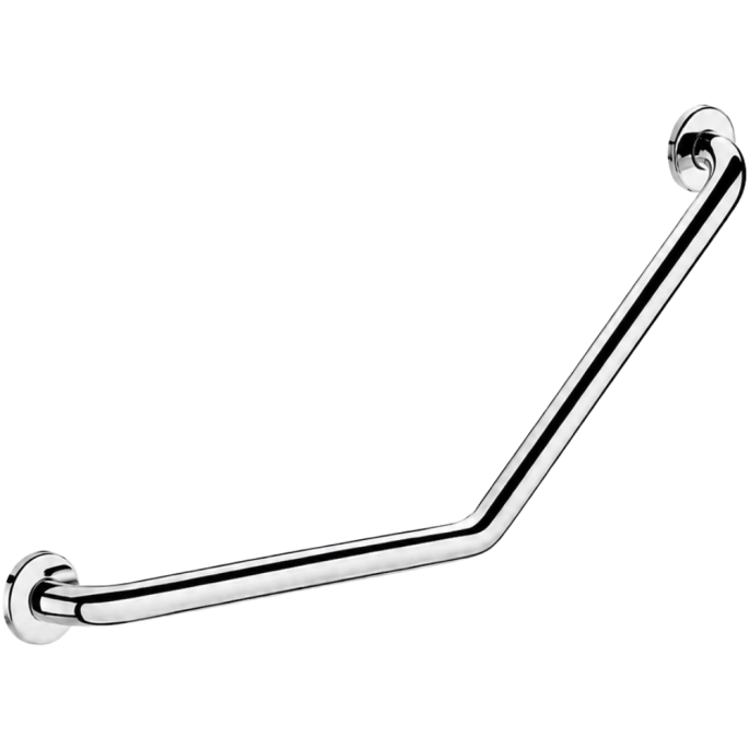 Barre de maintien coudée 135° 2 Points 400 x 400 mm Inox Delabie