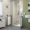 Siège de douche en U rembourré AKW série 4000