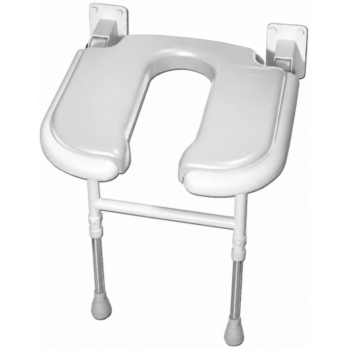 Siège de douche en U rembourré AKW série 4000