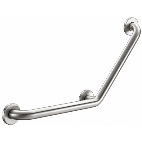 Barre de maintien coudée 135° 3 Points 400 x 400 mm Inox Delabie