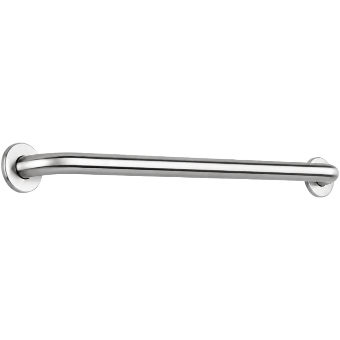 Barre de maintien droite basic satiné PMR DELABIE