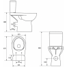 Pack WC Sur-élevé SH 3/6 L Complet