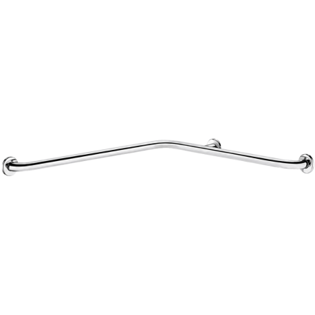 Barre de maintien d'angle 2 murs inox brillant Ø 32 Delabie