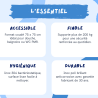 Barre de maintien d'angle 2 murs inox brillant Ø 32 Delabie