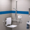 Siège de douche amovible grand confort Delabie