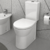 Pack WC S/H Rimflush sans bride blanc EASY SANINDUSA