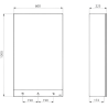 Armoire miroir 4 fonctions : Miroir, Robinet automatique, distributeur de savon, distributeur d'essuie-mains