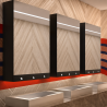 Armoire miroir 4 fonctions : Miroir, Robinet automatique, distributeur de savon, distributeur d'essuie-mains