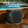 Pompe à chaleur piscine 6 kW full inverter Mini 6 Fluidheat