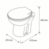 Broyeur WC Cuvette Compact WATERFLASH 750