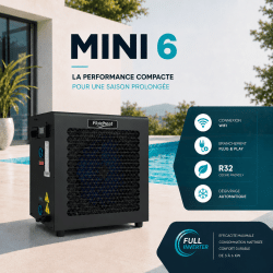 Pompe à chaleur piscine 6 kW full inverter Mini 6 Fluidheat Pompe à chaleur piscine 6 kW full inverter Mini 6 Fluidheat