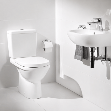 Combi pack O Novo, sur pied, avec direct flush Villeroy & Boch